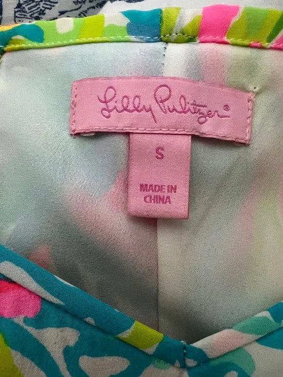 Lilly Pulitzer Bright Multi-Color Tropical Print Dress - Picture 2 of 5